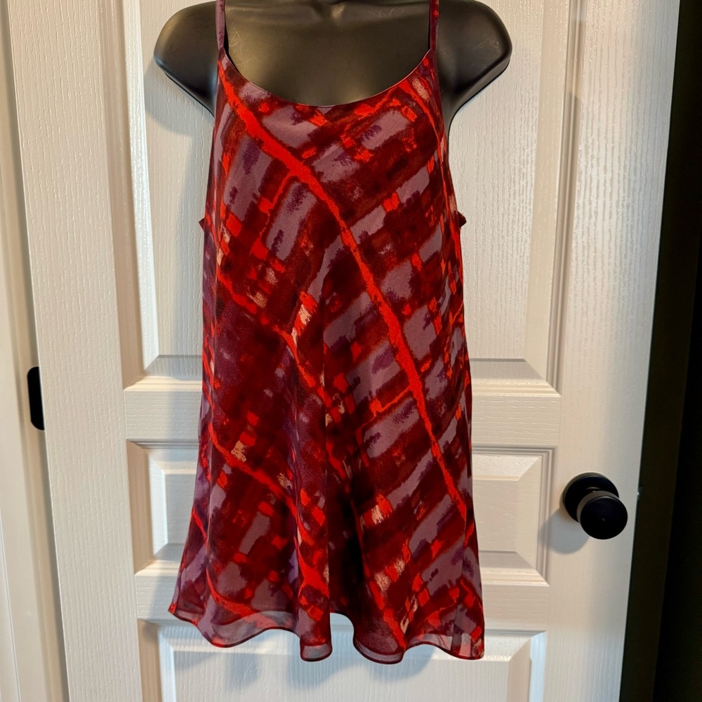 CAbi Red and Purple Camisole Blouse SIZE MEDIUM